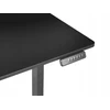 Beliani Elektriškai reguliuojamas stalas TAVARES, juodas, 120 cm x 60 cm