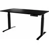 Cama Meble Rašomasis Stalas - Moon Long 150x80x72-120 Juodas