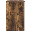 Rašomasis stalas, dūminio ąžuolo, 86x49x76 cm, apdirbta mediena