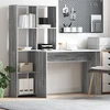 Stalas Pilkas Sonoma 138,5 x 55 x 143 cm Apdirbta mediena