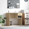 Stalas Sonoma ąžuolas 90 x 49 x 75 cm Apdirbta mediena