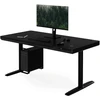 Stalo Jan Nowak Elektrinis sit-stand su stalčiumi ir belaidžiu Qi įkrovikliu, juodas, 1400 mm: ELLIS (5907367514711)