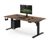 Ergonomiškas elektrinis aukštį reguliuojantis biurko antracito/riešuto spalvos, 1600x800 mm: ARIA (5907367517552) Jan Nowak