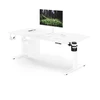Stalviršio Jan Nowak Elektrinis reguliuojamo aukščio ergonomiškas baltas, 1600x800 mm: ARIA (5907367517347)