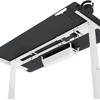 Stalomas Jan Nowak Elektrinis su aukščio reguliavimu ergonomiškas baltai antracitinis, 1600x800 mm: Aria (5907367517378)