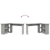 Stalas Betono pilka 142 x 102 x 73 cm Apdirbta mediena