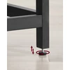 Biurko Leobert LWD073B11 Dąb Sonoma 149 cm x 50 cm