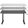 LogiLink Manually adjustable sit-stand desk EO0027 | 70-117 cm | Maximum load weight 40 kg | Juodas