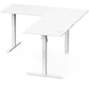 Biurko SENSE7 Nojo Light Corner Balta 160 cm x 140 cm Baltas