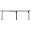 Biurko SENSE7 Nojo Light Corner Juoda 160 cm x 140 cm Juodas