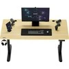 Biurko SENSE7 Nojo Sosna 140 cmx70 cm Juodas Pine