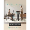 Songmics Reguliuojamo aukščio elektrinis stalas 60 x 120 x (72-120) cm