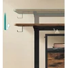 Songmics Reguliuojamo aukščio elektrinis stalas 60 x 120 x (72-120) cm