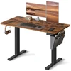 Songmics Reguliuojamo aukščio elektrinis stalas 60 x 120 x (72-120) cm