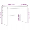 Stalas Pilkas Sonoma 100 x 50 x 76 cm