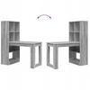 Stalas Pilkas Sonoma Apdirbta mediena 122 x 67 x 145 cm