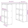 Stalas Betono pilka Apdirbta mediena 90 x 50 x 75 cm