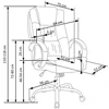 Halmar CHAIR RELAX75X64X110-118CM Juodas