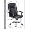 Biuro kėdė Office Products Cyprus Juoda