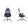 Biuro kėdė Office Products Mykonos Juoda