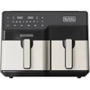 Gruzdintuvė Black &amp; Decker Juodas &amp; Decker BXAF9000E Double 9 L Stand-alone 2500 W Hot air fryer Juodas, Nerūdijantis plienas