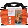 Black & Decker Juodas & Decker Tvirtinimo lynas 0,60 cm su rite 20 metrų Juodas+DECKER