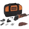 Black & Decker Daugiafunkcis elektrinis įrankis MT300SA2+11 priedų, krepšys, Juodas & Decker