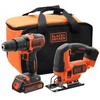 Black & Decker įrankių rinkinys BCK22S1S-QW