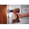 Black &amp; Decker Juodas &amp; Decker Suktuvas-gręžtuvas Juodas &amp; Decker BL186K1B2-QW; 18 V; 2x2,0 Ah akum.