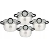 Black Juodas Juodas INOX 8 ELEMENTÓW RONDEL
