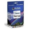 Black Point Juodas Point Švirkštas Juodas Point užtaisai BPE T0715 / C13T071540 / T0715 (žydros, rausvos, geltonos, juodos)