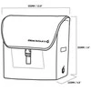 Blackburn Bagažinės krepšys BLACKBURN LOCAL REAR PANNIER, atsparus vandeniui, 13L (NAUJAS 2025)