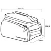 Blackburn Bagažinės rankinė BLACKBURN LOCAL TRUNK BAG juoda, atspari vandeniui, 15L (NEW 2025)