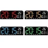 Blackmoon GH0707 LED clock with thermometer (mix colors)
