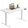 Powerton ERGO stalviršis 140x75x1,8 cm, baltos spalvos oksidas