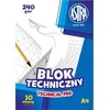 Astra techninis blokas A4 10k, baltas 240g 10vnt.