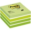 3M Lipnūs lapeliai Post-it Akvarelė kubas, 76 x 76 mm, 450 lapelių, įvairios spalvos