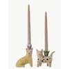 Bloomingville Set of 2 Mamie Cat Candlestick (82058194)