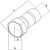 Blow Wtyk SAT "F" RG6/7.2mm/18.5mm Cu F-M04