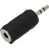 Blow 2207# Jack adapteris: 2,5 kištukas-3,5 lizdas, plastikinis stereofoninis