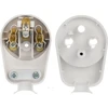 Blow 2382# Baltas kampinis kištukas wt-16g su elektros lizdu