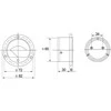 Blow Analoginis ampermetras apvalus 10A
