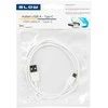 Blow USB 2.0 A jungtis – USB-C 1 m baltas