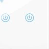 Blow Išmanus dviejų kanalų stiklinis WiFi šviesos jungiklis TUYA