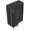 Blow Sieninis įkroviklis USB-Cx4 PD 100W GAN juodas