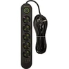 Blow PS-550 5 lizdų 3xUSB tinklo ilgintuvas 5m juodas 2x1mm