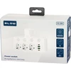 Blow PS-380 3 lizdų skirstytuvas + 2xUSB + 2xUSB-C su PIR lempa, baltas