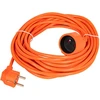 Blow PR-160 prailgintuvas, 1 lizdas su įžeminimu, 10 m, oranžinis (3x1.5 mm)