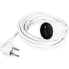 Blow PR-160 prailgintuvas, 1 lizdas su įžeminimu, 5 m, baltas (3x1.5 mm)