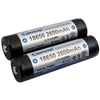 Blow Baterija KP ICR 18650 2600mAh Li-Ion 3,7V su apsauga/2 vnt.